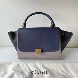 Celine Tri-colour Trapeze bag